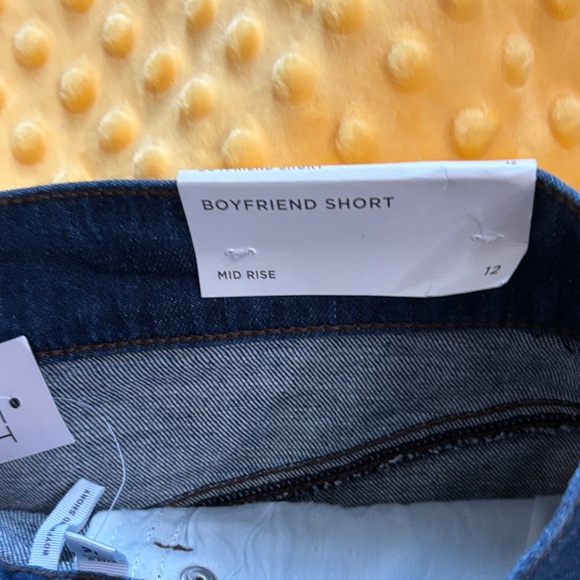 LOFT Dark Blue Jean Shorts - Picture 3 of 5